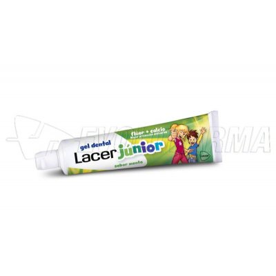 LACER JUNIOR GEL DENTAL SABOR MENTA.TUBO 75ml