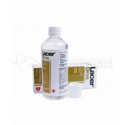 LACER OROS FLUOR COLUTORIO. Envase 500 ml. LACER OROS FLUOR COLUTORIO. Envase 500 ml.