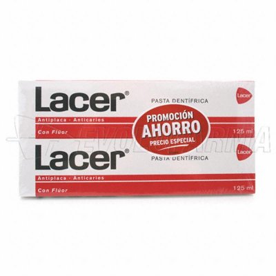 LACER PASTA DENTÍFRICA. Pack 2 Uds. LACER PASTA DENTÍFRICA. Pack 2 Uds.