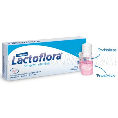 LACTOFLORA PROTECTOR INTESTINAL ADULTO. 7 Viales LACTOFLORA PROTECTOR INTESTINAL ADULTO. 7 Viales