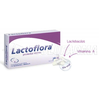 LACTOFLORA PROTECTOR INTIMO 20 CAPSULAS LACTOFLORA PROTECTOR INTIMO 20 CAPSULAS