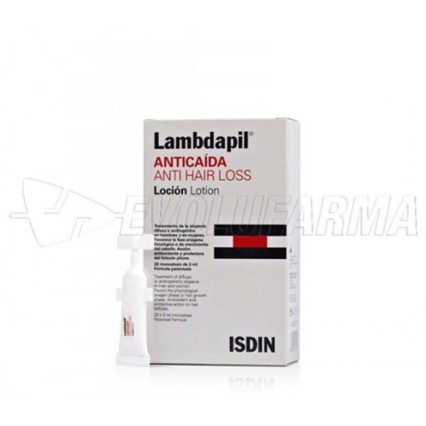 LAMBDAPIL LOCIÓN ANTICAÍDA. 20 monodosis 3ml LAMBDAPIL LOCIÓN ANTICAÍDA. 20 monodosis 3ml