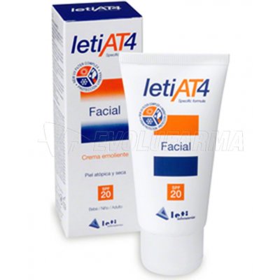 LETIAT4 FACIAL - SPF 20 - Tubo 50 ml. LETIAT4 FACIAL - SPF 20 - Tubo 50 ml.