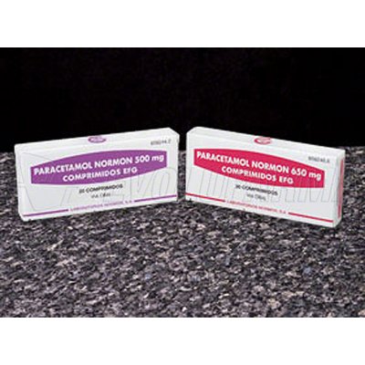PARACETAMOL NORMON 650 mg COMPRIMIDOS EFG, 40 comprimidos PARACETAMOL NORMON 650 mg COMPRIMIDOS EFG, 40 comprimidos