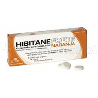 HIBITANE 5mg/5mg COMPRIMIDOS PARA CHUPAR SABOR NARANJA , 20 comprimidos HIBITANE 5mg/5mg COMPRIMIDOS PARA CHUPAR SABOR NARANJA , 20 comprimidos