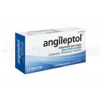 ANGILEPTOL COMPRIMIDOS PARA CHUPAR SABOR MENTA-EUCALIPTO, 30 comprimidos ANGILEPTOL COMPRIMIDOS PARA CHUPAR SABOR MENTA-EUCALIPTO, 30 comprimidos
