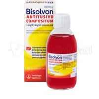 BISOLVON ANTITUSIVO COMPOSITUM 3 mg/ml + 1,5 mg/ml SOLUCION ORAL , 1 frasco de 200 ml BISOLVON ANTITUSIVO COMPOSITUM 3 mg/ml + 1,5 mg/ml SOLUCION ORAL , 1 frasco de 200 ml