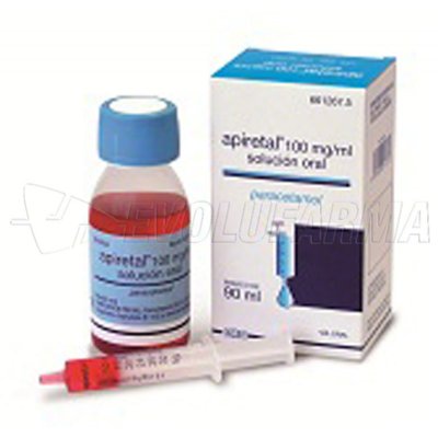 APIRETAL 100 mg/ml SOLUCION ORAL, 1 frasco de 90 ml APIRETAL 100 mg/ml SOLUCION ORAL, 1 frasco de 90 ml