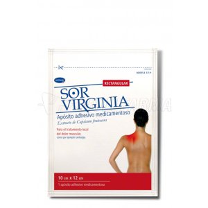 SOR VIRGINIA APOSITO ADHESIVO MEDICAMENTOSO, RECTANGULAR, 1 apósito SOR VIRGINIA APOSITO ADHESIVO MEDICAMENTOSO, RECTANGULAR, 1 apósito