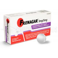 FRENAGAR 5 mg/5 mg COMPRIMIDOS PARA CHUPAR, 20 comprimidos FRENAGAR 5 mg/5 mg COMPRIMIDOS PARA CHUPAR, 20 comprimidos