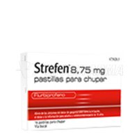 STREFEN 8,75 mg PASTILLAS PARA CHUPAR SABOR MIEL Y LIMON , 16 pastillas STREFEN 8,75 mg PASTILLAS PARA CHUPAR SABOR MIEL Y LIMON , 16 pastillas