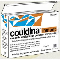 COULDINA INSTANT CON ACIDO ACETILSALICILICO GRANULADO EFERVESCENTE , 10 sobres COULDINA INSTANT CON ACIDO ACETILSALICILICO GRANULADO EFERVESCENTE , 10 sobres