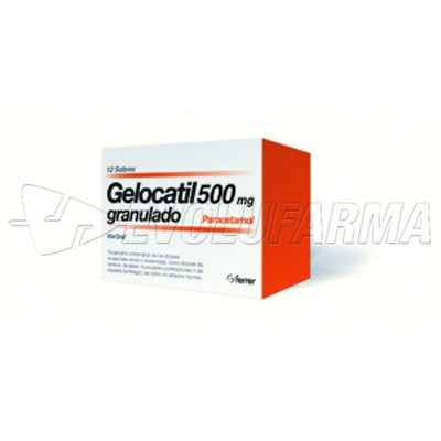 GELOCATIL 500 mg GRANULADO , 12 sobres