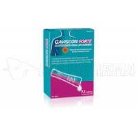 GAVISCON FORTE SUSPENSION ORAL EN SOBRES , 12 sobres GAVISCON FORTE SUSPENSION ORAL EN SOBRES , 12 sobres