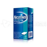 NICOTINELL COOL MINT 2 mg CHICLE MEDICAMENTOSO, 96 chicles NICOTINELL COOL MINT 2 mg CHICLE MEDICAMENTOSO, 96 chicles
