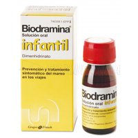 BIODRAMINA INFANTIL 4 mg/ml SOLUCION ORAL , 1 frasco de 60 ml BIODRAMINA INFANTIL 4 mg/ml SOLUCION ORAL , 1 frasco de 60 ml