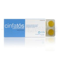 CINFATOS 10 mg PASTILLAS PARA CHUPAR , 20 comprimidos CINFATOS 10 mg PASTILLAS PARA CHUPAR , 20 comprimidos