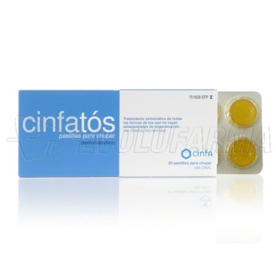 CINFATOS 10 mg PASTILLAS PARA CHUPAR , 20 comprimidos CINFATOS 10 mg PASTILLAS PARA CHUPAR , 20 comprimidos