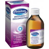 INISTON TOS Y CONGESTION JARABE , 1 frasco de 200 ml INISTON TOS Y CONGESTION JARABE , 1 frasco de 200 ml