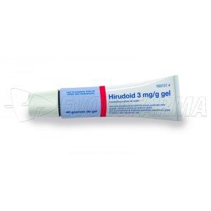 HIRUDOID 3 mg/g GEL , 1 tubo de 40 g HIRUDOID 3 mg/g GEL , 1 tubo de 40 g