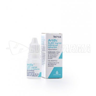 ARTIFIC 3,20 mg/ml COLIRIO EN SOLUCION , 1 frasco de 10 ml