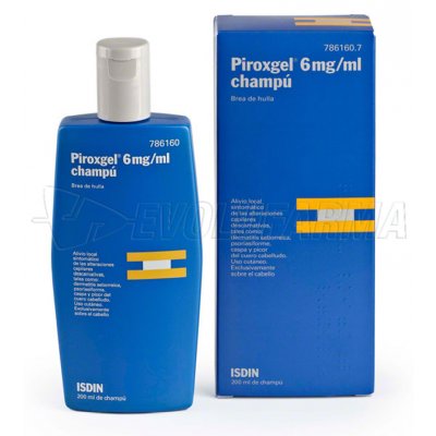 PIROXGEL 6 mg/ml CHAMPU , 1 frasco de 200 ml