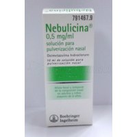 NEBULICINA 0,5 mg/ml SOLUCIÓN PARA PULVERIZACIÓN NASAL, 1 envase pulverizador de 10 ml NEBULICINA 0,5 mg/ml SOLUCIÓN PARA PULVERIZACIÓN NASAL, 1 envase pulverizador de 10 ml