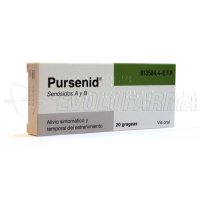 PURSENID GRAGEAS, 20 comprimidos PURSENID GRAGEAS, 20 comprimidos