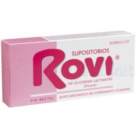 SUPOSITORIOS DE GLICERINA ROVI LACTANTES, 10 supositorios SUPOSITORIOS DE GLICERINA ROVI LACTANTES, 10 supositorios