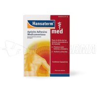 HANSATERM 4,8 MG APÓSITO ADHESIVO MEDICAMENTOSO 2 apositos 12 x 18 cm HANSATERM 4,8 MG APÓSITO ADHESIVO MEDICAMENTOSO 2 apositos 12 x 18 cm