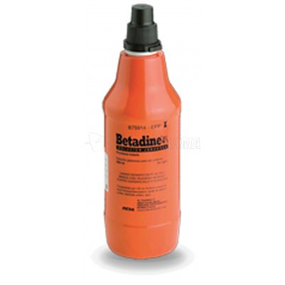 BETADINE JABONOSO 40 MG/ML SOLUCION CUTANEA , 1 frasco de 500 ml
