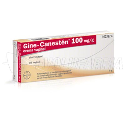 GINE-CANESTEN 100 mg/g CREMA VAGINAL , 1 tubo de 5 g GINE-CANESTEN 100 mg/g CREMA VAGINAL , 1 tubo de 5 g