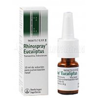 RHINOSPRAY EUCALIPTUS 1,18 mg/ ml SOLUCION PARA PULVERIZACION NASAL , 1 envase pulverizador de 10 ml RHINOSPRAY EUCALIPTUS 1,18 mg/ ml SOLUCION PARA PULVERIZACION NASAL , 1 envase pulverizador de 10 ml