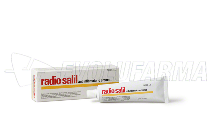 RADIO SALIL ANTIINFLAMATORIO CREMA , 1 tubo de 60 g RADIO SALIL ANTIINFLAMATORIO CREMA , 1 tubo de 60 g