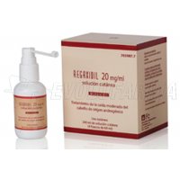 REGAXIDIL 20 mg/ml SOLUCION CUTANEA , 1 frasco de 60 ml REGAXIDIL 20 mg/ml SOLUCION CUTANEA , 1 frasco de 60 ml