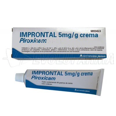 IMPRONTAL 5 mg/g CREMA , 1 tubo de 60 g IMPRONTAL 5 mg/g CREMA , 1 tubo de 60 g