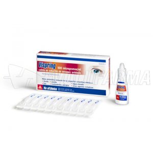 VISPRING 500 microgramos/ml COLIRIO EN SOLUCION, 1 frasco de 10 ml VISPRING 500 microgramos/ml COLIRIO EN SOLUCION, 1 frasco de 10 ml