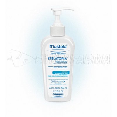 MUSTELA DERMO-PEDIATRÍA STELATOPIA CREMA LAVANTE CABELLO Y CUERPO. Envase de 20 MUSTELA DERMO-PEDIATRÍA STELATOPIA CREMA LAVANTE CABELLO Y CUERPO. Envase de 20