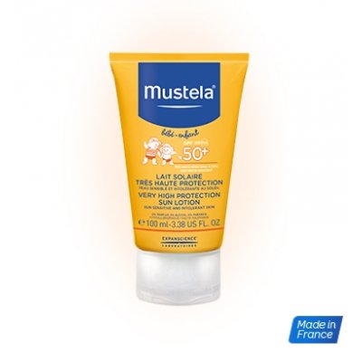 MUSTELA LECHE SOLAR MUY ALTA PROTECCION SPF-50+