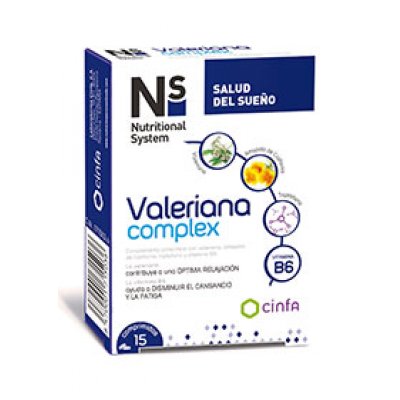 NS VALERIANA COMPLEX 15 COMPRIMIDOS NS VALERIANA COMPLEX 15 COMPRIMIDOS