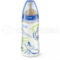 NUK FIRST CHOICE BIBERON CRISTAL LATEX. Capacidad 240ml.T-1 NUK FIRST CHOICE BIBERON CRISTAL LATEX. Capacidad 240ml.T-1