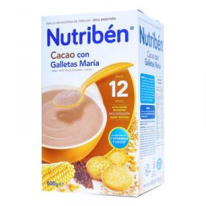 NUTRIBEN CACAO CON GALLETAS MARIA 500 G NUTRIBEN CACAO CON GALLETAS MARIA 500 G