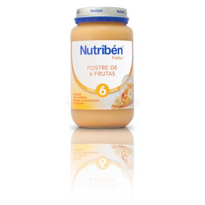 NUTRIBEN POTITO POSTRE DE 6 FRUTAS, 250g NUTRIBEN POTITO POSTRE DE 6 FRUTAS, 250g