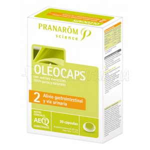 OLÉOCAPS 2 ALIVIO GASTROINTESTINAL Y VÍA URINARIA. 30 Cápsulas. OLÉOCAPS 2 ALIVIO GASTROINTESTINAL Y VÍA URINARIA. 30 Cápsulas.