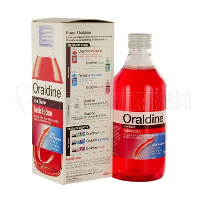 ORALDINE ANTISÉPTICO. Envase 400 ml. ORALDINE ANTISÉPTICO. Envase 400 ml.