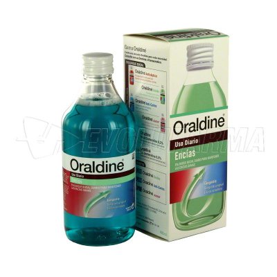 ORALDINE ENCÍAS, ENJUAGUE BUCAL. Envase de 400 ml. ORALDINE ENCÍAS, ENJUAGUE BUCAL. Envase de 400 ml.