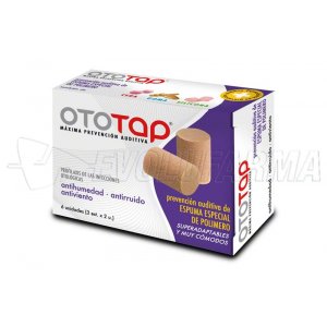 OTOTAP TAPONES ESPUMA. Envase de 6 Unidades OTOTAP TAPONES ESPUMA. Envase de 6 Unidades