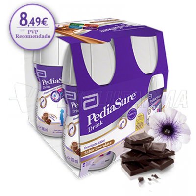 PEDIASURE DRINK CHOCOLATE. 200ml X 4 Unidades PEDIASURE DRINK CHOCOLATE. 200ml X 4 Unidades