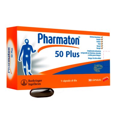 PHARMATON 50 PLUS 30 CAPSULAS PHARMATON 50 PLUS 30 CAPSULAS