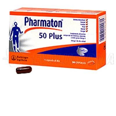 PHARMATON 50 PLUS. 60 cápsulas